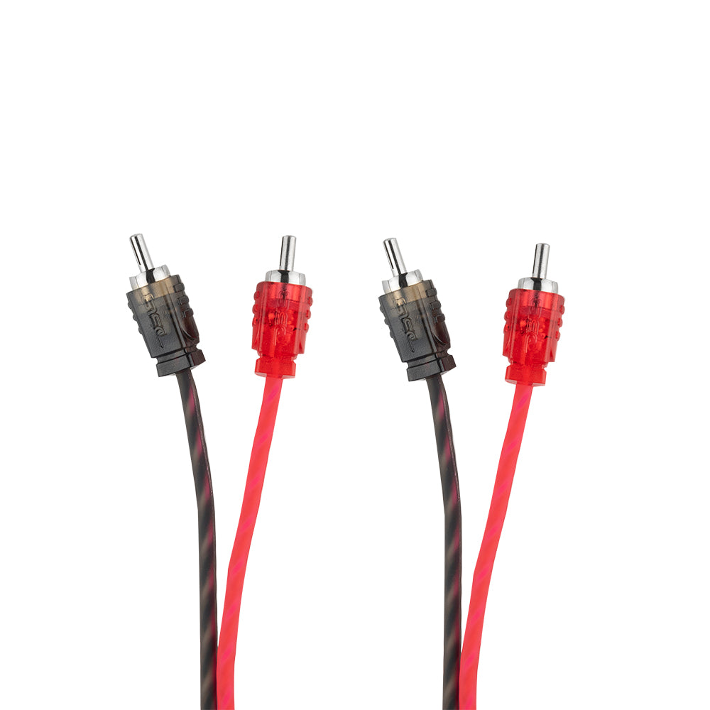 DS18 RCA-1FT.10PK 1 ft Ultra Flex 100% OFC RCA Cable Wire – 10-Pack