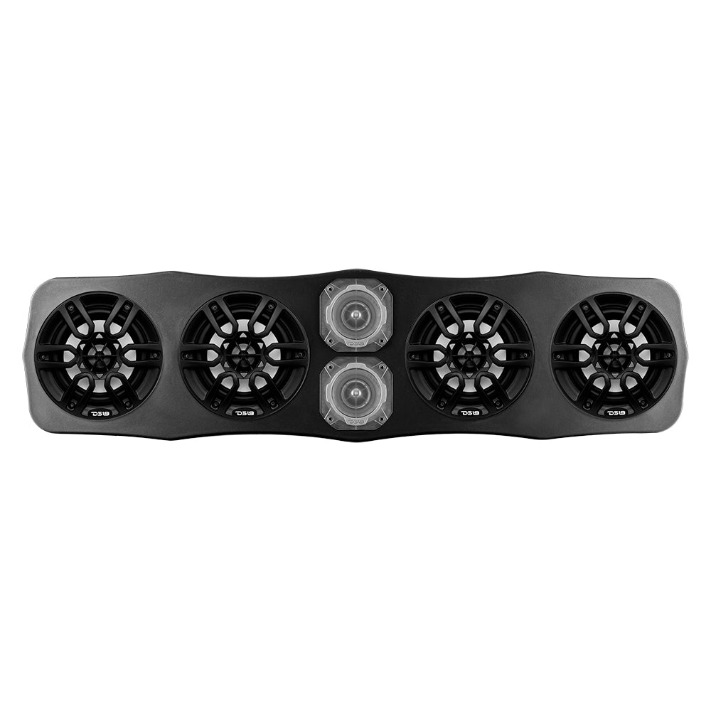 DS18 RCBAR46-37 37” Universal Roll Cage Enclosure - 4x 6.5” Speakers and 2x 3.78” Tweeters