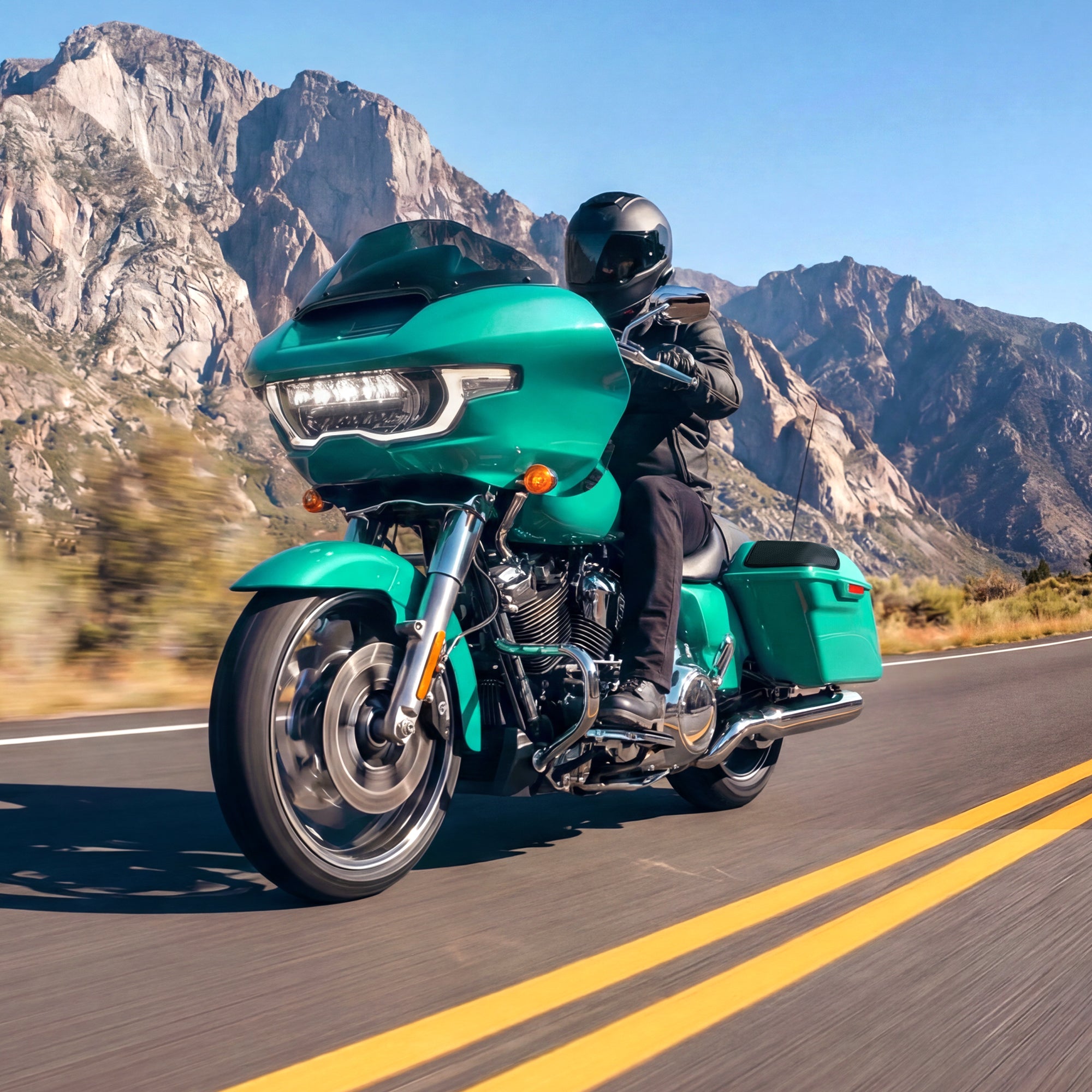 DS18 RY-HD69SBU.24 Harley-Davidson Saddlebag Speaker Lid Conversion Kit for models 2024+