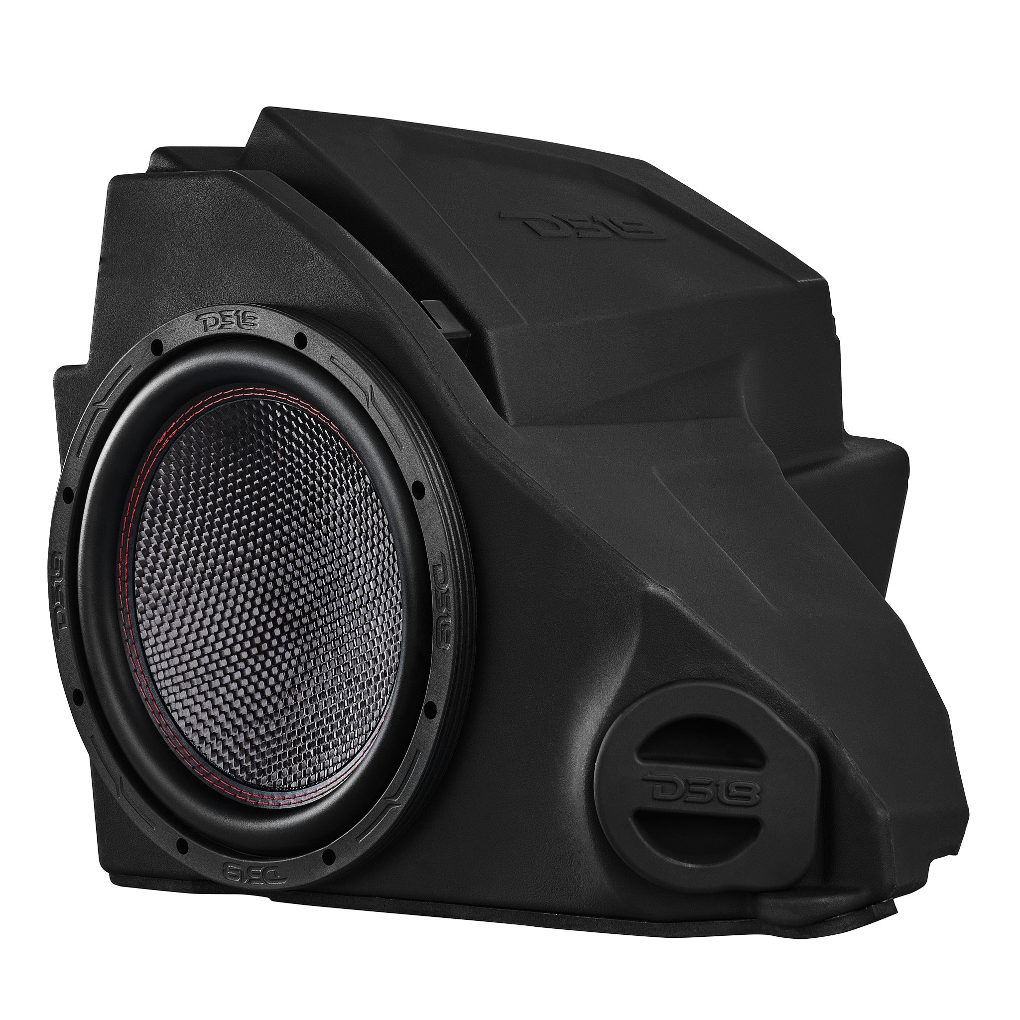 DS18 RZR-GBSUB10LD Polaris RZR Glove Box 10" Subwoofer Enclosure 1200 Watts Carbon Fiber Subwoofer