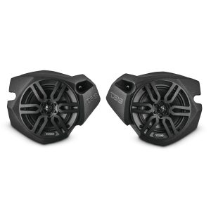 DS18 RZR-KP6BT Polaris RZR Front Kick Panel Pods with 6.5” Active Speakers and Bluetooth