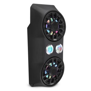 DS18 RZR-PROWFCC62LD Polaris RZR Pro Waterfall Center Console Enclosure for 2020+ Models – Preloaded with 6.5" Speakers & 2.3" Tweeters | D…