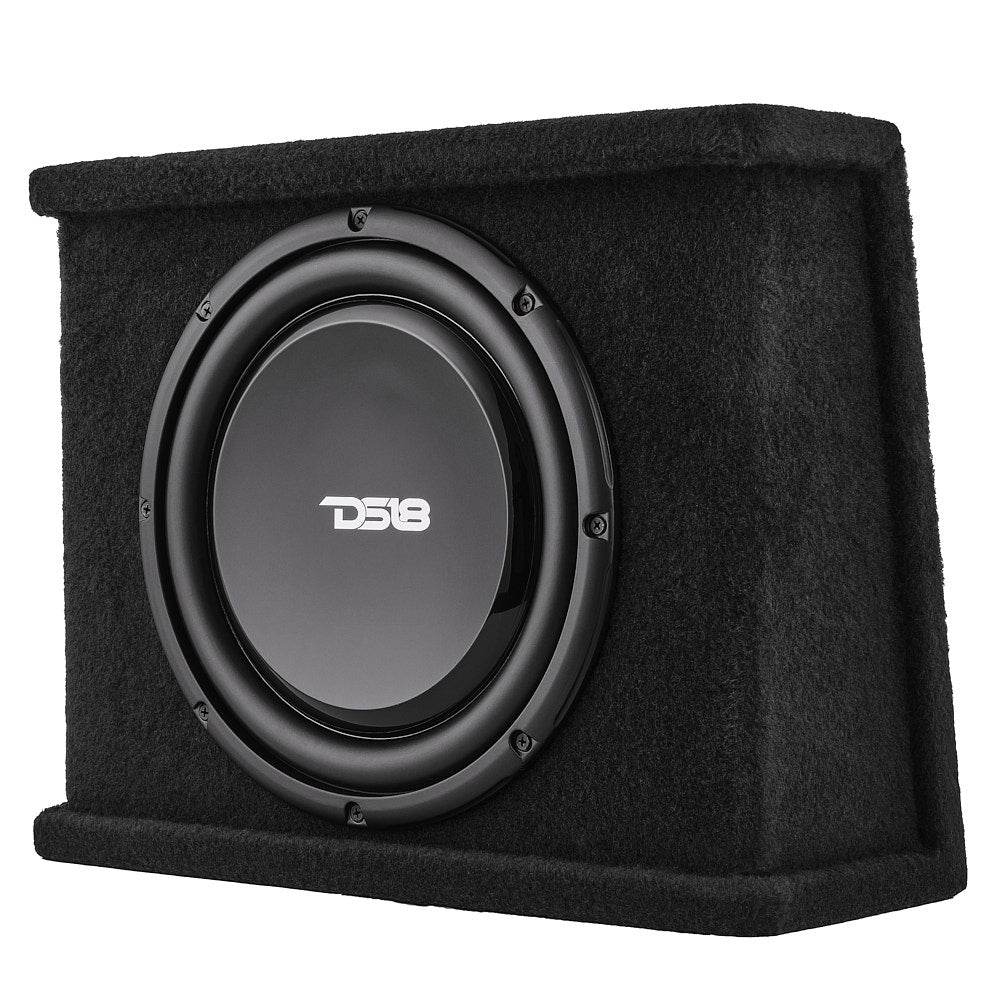 DS18 SB12 12" Loaded Shallow Subwoofer Enclosure 350 Watts Rms @ 2 ohm