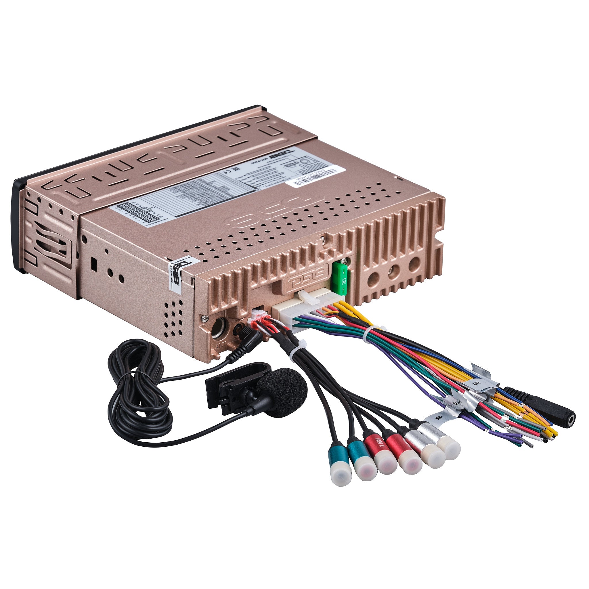 DS18 SDX-P200 High Power 240 Watts RMS (4 x 60) Digital Media Receiver | Single Din | DSP | APP | Bluetooth Audio and Calling Head Unit | A…