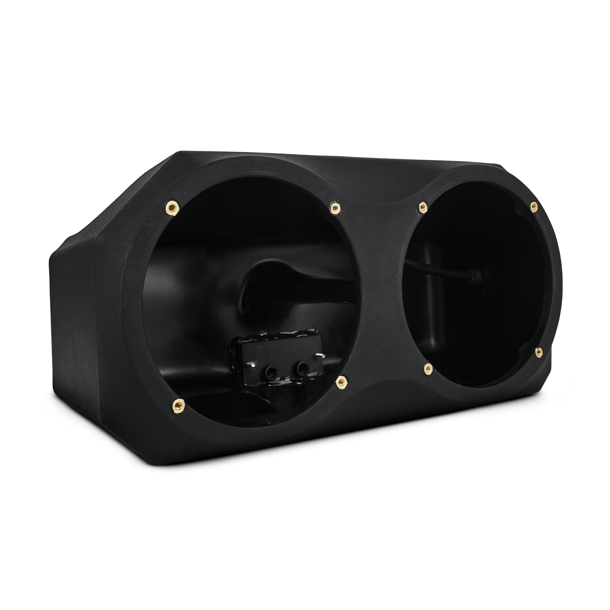 DS18 SLG-20UPFSUB6 Polaris Slingshot Under Dash Empty Enclosure fits 2 x 6.5" Subwoofers | 2020 - Current