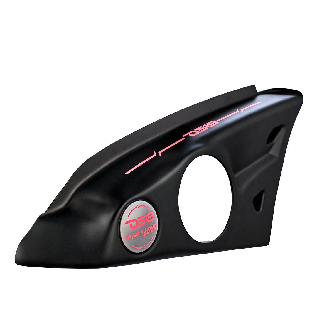 DS18 SLG-AR6V2 Polaris Slingshot Arm Rest Empty Enclosure With Digital Led Lights fits 2 x 6.5" Speakers | 2015 - Current