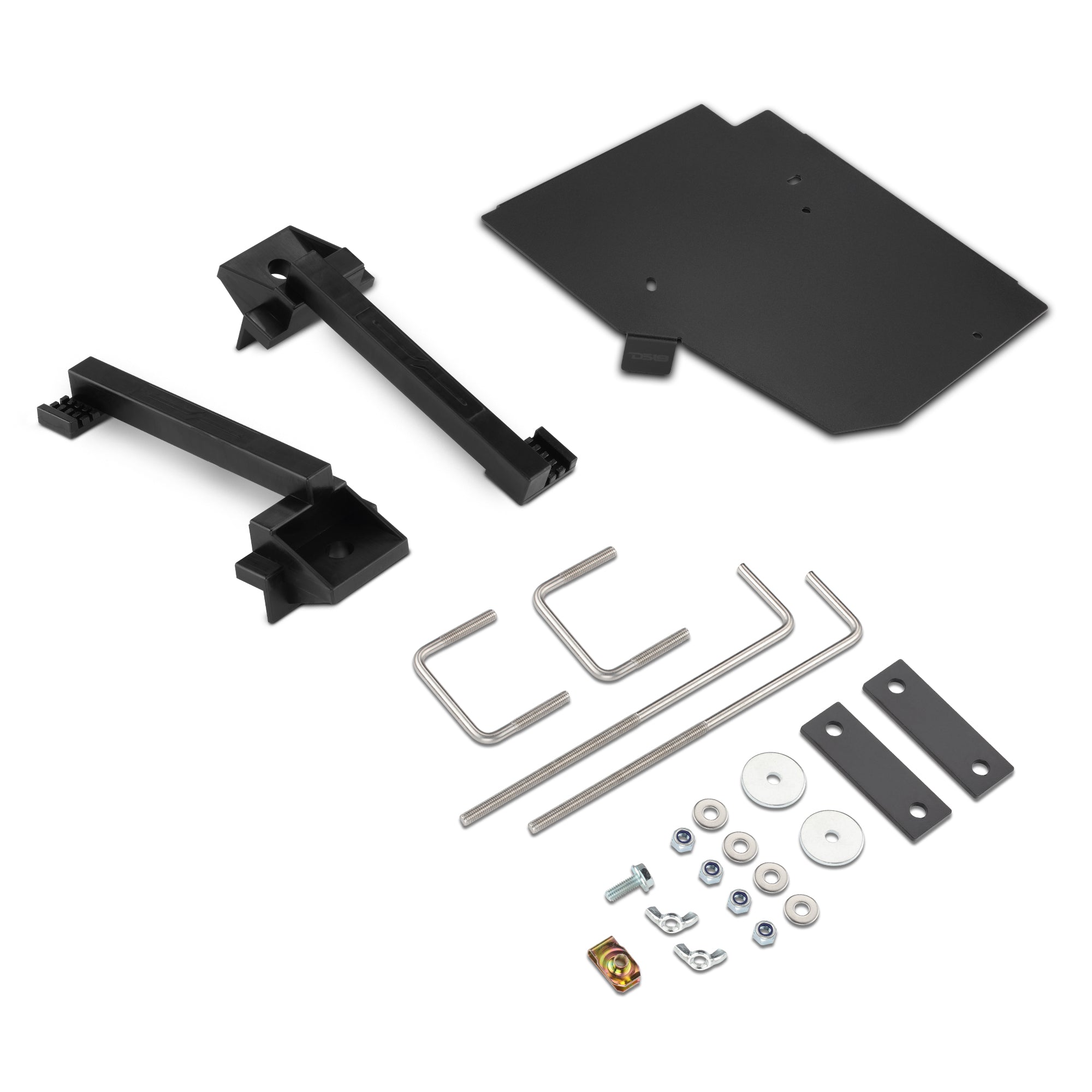 DS18 SLG-DBATT-20UP Polaris Slingshot 2020+ Second Battery Mount Kit – Heavy-Duty Auxiliary Battery Tray