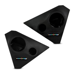 DS18 SLG-FKP6V2 Polaris Slingshot Front Kick Empty Panel Pods With Digital LED Lights fits 2 x 6.5" Speakers and 2 x 3.8" Bullet Tweeters |…