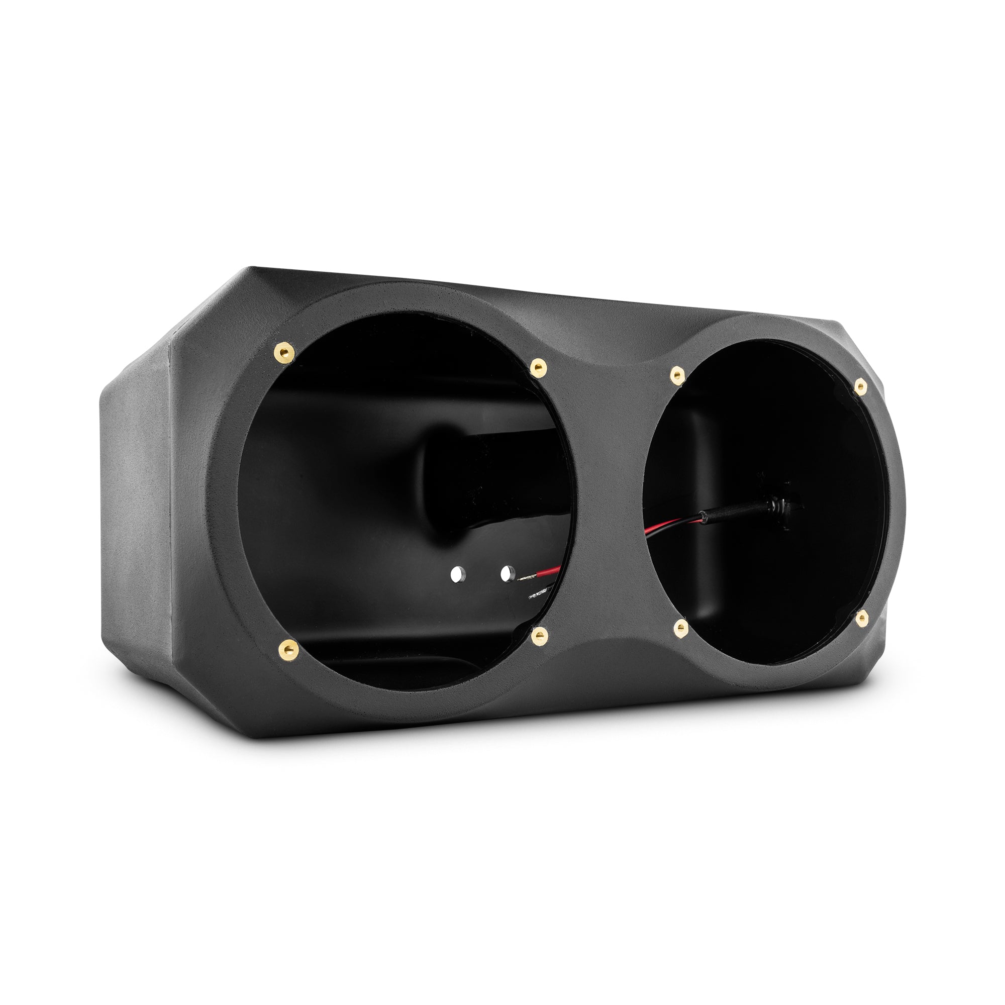 DS18 SLG-UDSD6 Polaris Slingshot Under Dash Empty Enclosure fits 2 x 6.5" Subwoofers | 2015 - 2019