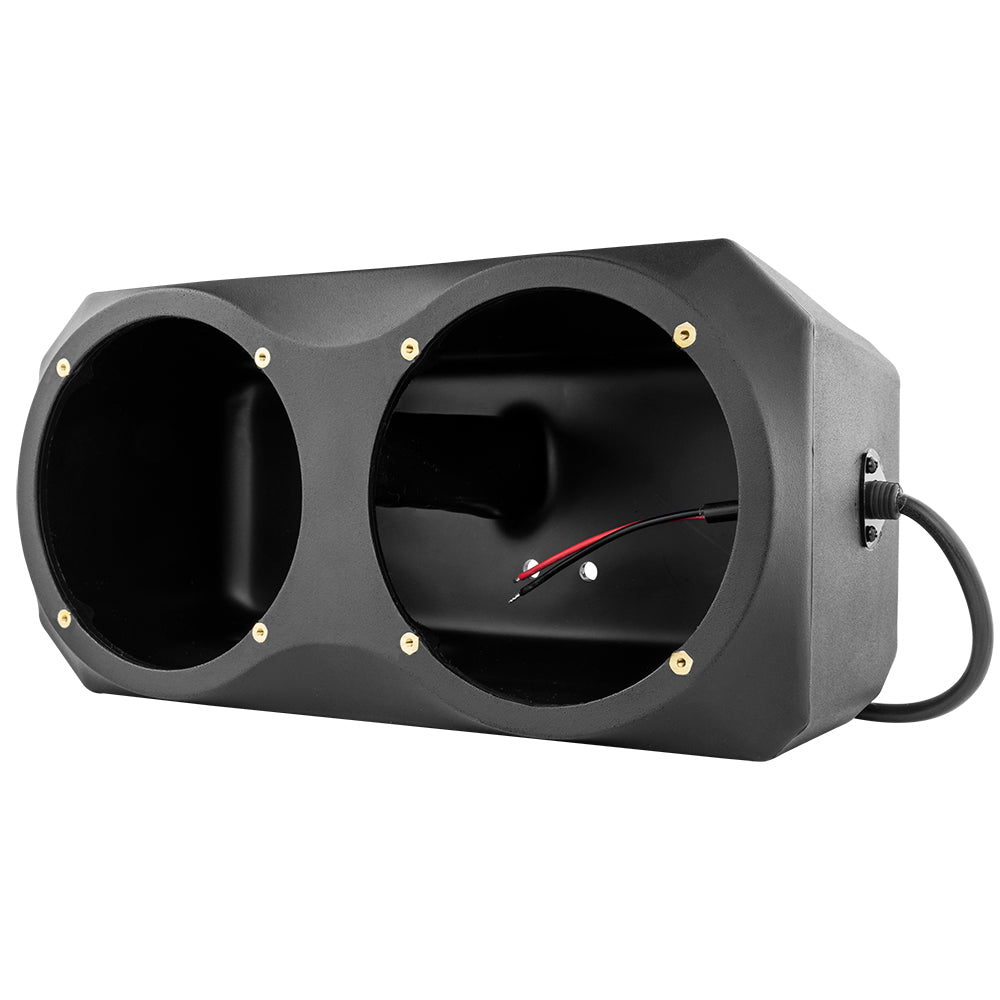 DS18 SLG-UDSD6 Polaris Slingshot Under Dash Empty Enclosure fits 2 x 6.5" Subwoofers | 2015 - 2019
