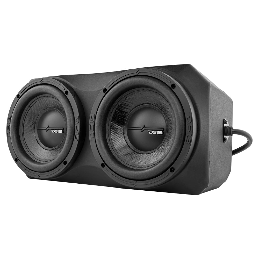 DS18 SLG-UDSD6LD Polaris Slingshot Under Dash Enclosure Loaded | 2 x ZR6.4D Subwoofers | 2015 - 2019