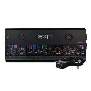 DS18 SMD-8500.1D SMD Monoblock Amplifier with VM-1 Voltmeter and Digital LED Lights 8500W RMS at 1-ohm - Steve Meade Designs