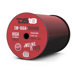 DS18 SW-16GA-1000RB 16-GA Speaker Wire 1000 Feet - Red