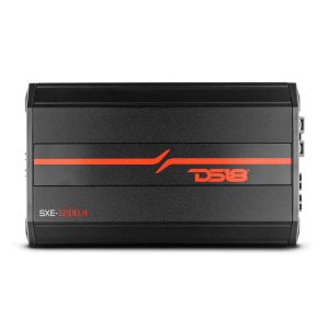 DS18 SXE-1200.4/BK SXE Class A/B 4-Channel Full-Range Amplifier 4 x 60 RMS @ 4-Ohm 1200 Watts