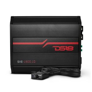 DS18 SXE-1500.1D/BK SXE Class D Monoblock Amplifier 1 x 500 Watts RMS @ 1-Ohm 1500 Watts