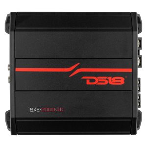 DS18 SXE-2000.4D/BK SXE Class D 4-Channel Amplifier 4 x 100 Watts RMS @ 4-Ohm 2000 Watts