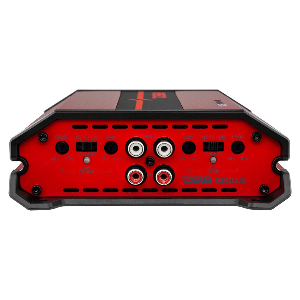 DS18 SXE-2000.4D/RD SXE Class D 4-Channel Amplifier 4 x 100 Watts Rms @ 4-ohm 2000 Watts