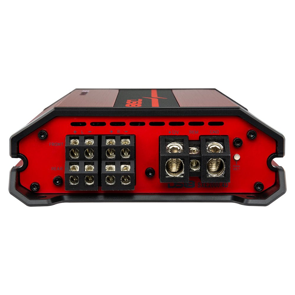 DS18 SXE-2000.4D/RD SXE Class D 4-Channel Amplifier 4 x 100 Watts Rms @ 4-ohm 2000 Watts