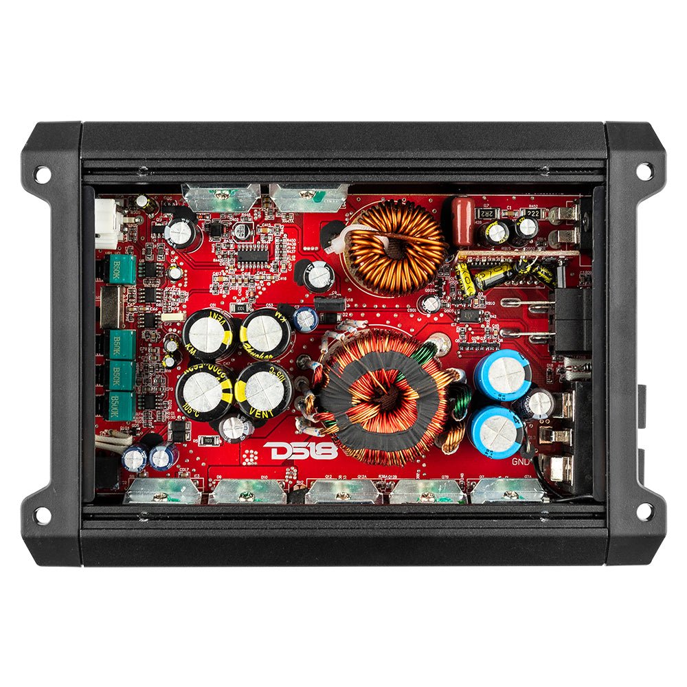 DS18 SXE-2500.1D/BK SXE Class D 1-Channel Amplifier 1 x 800 Watts RMS @ 1-Ohm 2500 Watts