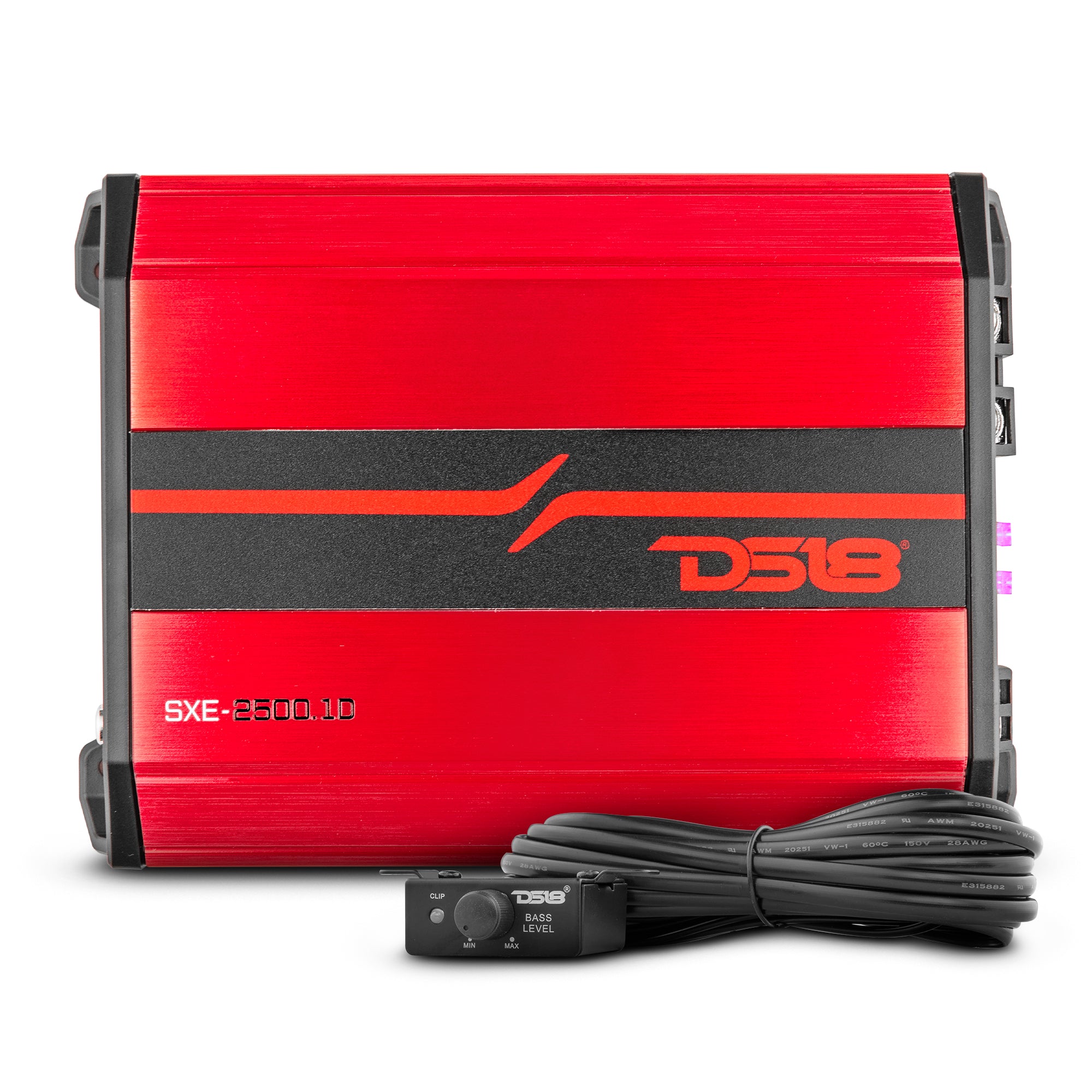 DS18 SXE-2500.1D/BK SXE Class D 1-Channel Amplifier 1 x 800 Watts RMS @ 1-Ohm 2500 Watts