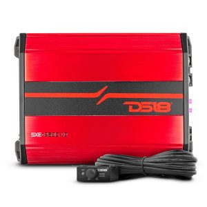 DS18 SXE-2500.1D/RD SXE Class D 1-Channel Amplifier 1 x 800 Watts RMS @ 1-Ohm 2500 Watts