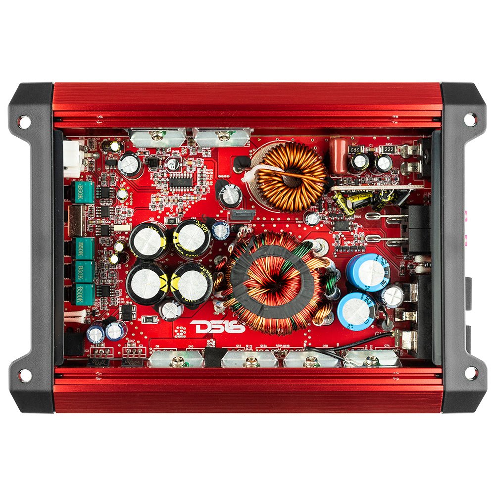 DS18 SXE-2500.1D/RD SXE Class D 1-Channel Amplifier 1 x 800 Watts RMS @ 1-Ohm 2500 Watts