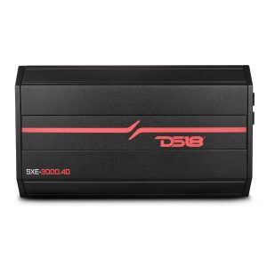 DS18 SXE-3000.4D/BK SXE Class D 4-Channel Full-Range Amplifier 4 x 200 RMS @ 4-Ohm 3000 Watt