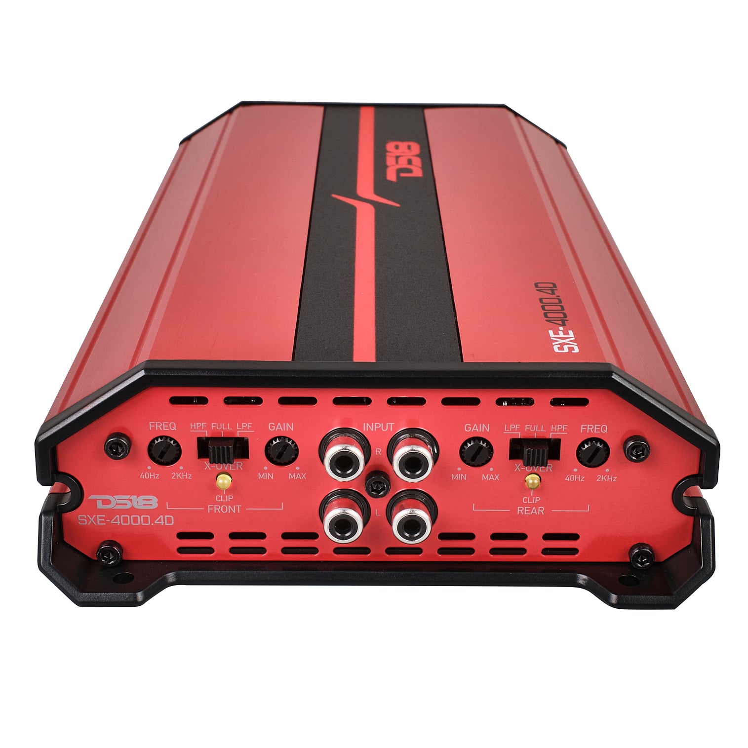 DS18 SXE-4000.4D/RD SXE Class D 4-Channel Full-Range Amplifier 4 x 275 RMS @ 4-Ohm 4000 Watts