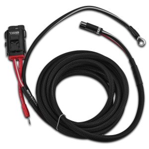 DS18 UTV-KIT8-4DR UTV 8-Gauge Power Harness Kit – 12ft Power & Ground Cables with Water-Resistant Fuse Holder for 4-Door UTVs