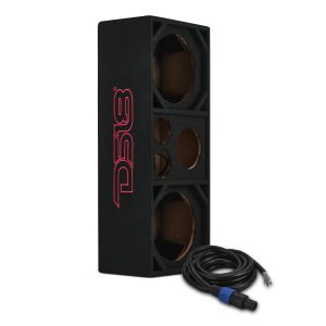 DS18 VOC10PRO Dual 10” + Dual 4” Tweeter + 2” Driver Ported Empty Voceteo Enclosure | Speakon-Ready