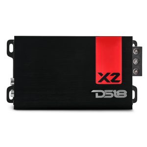 DS18 X2 X 2-Channel Ultra Compact Class D Amplifier 2 x 140 Watts Rms @ 4-ohm