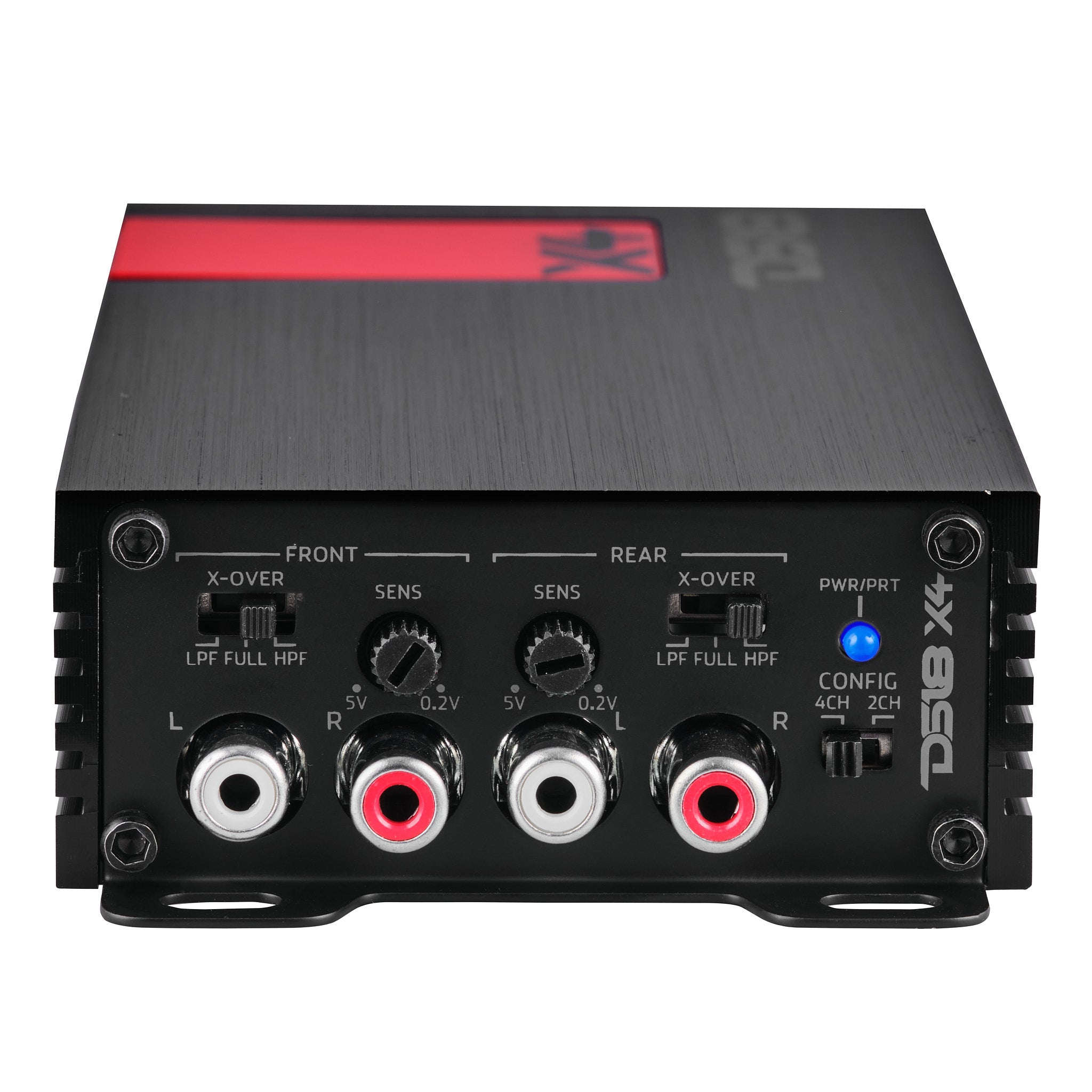 DS18 X4 X 4-Channel Ultra Compact Class D Amplifier 4 x 70 Watts Rms @ 4-ohm