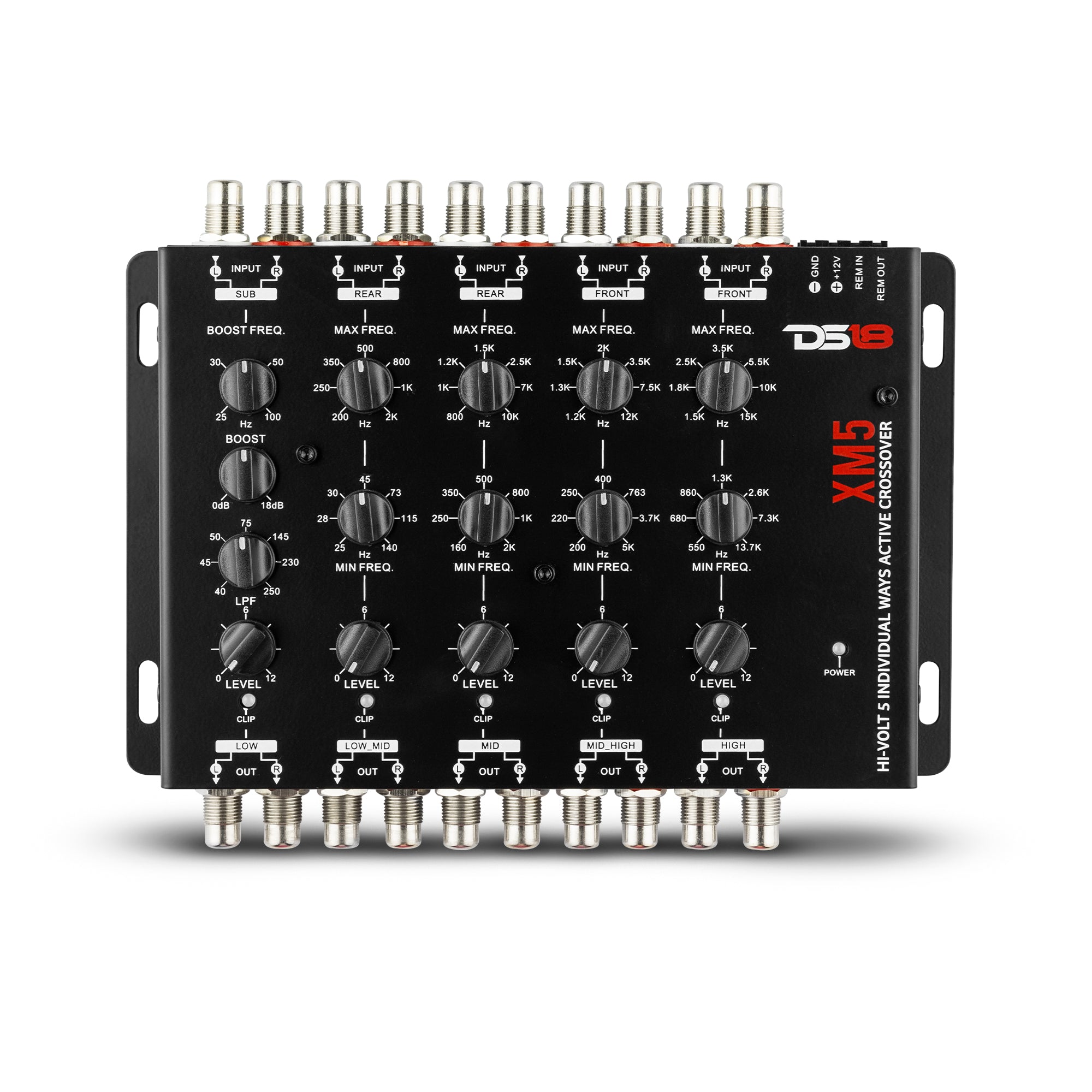 DS18 XM5 High Volt 5-Way Active Crossover