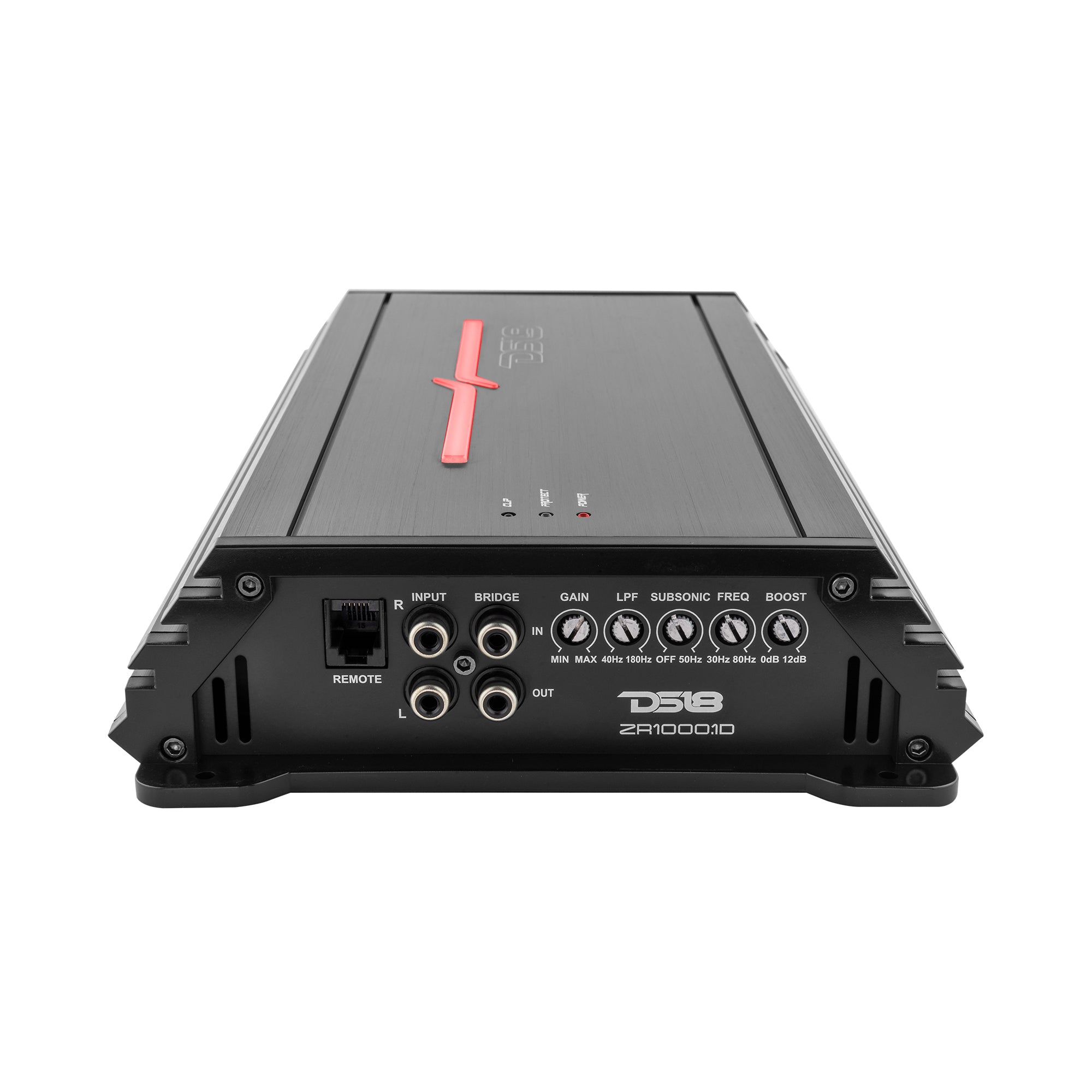 DS18 ZR1000.1D ZR 1-Channel Class D Amplifier 1000 Watts RMS-1 Ohm