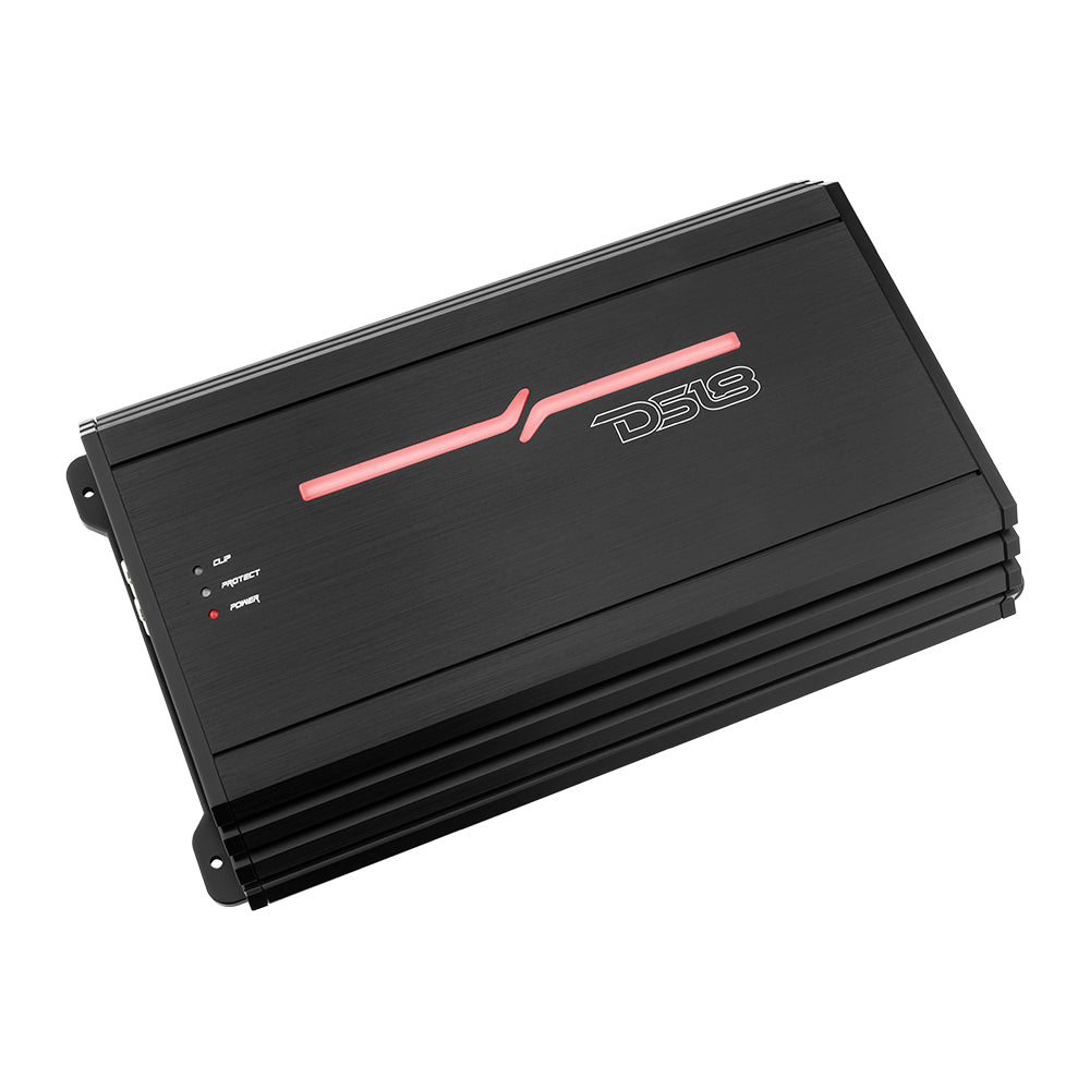 DS18 ZR1000.1D ZR 1-Channel Class D Amplifier 1000 Watts RMS-1 Ohm
