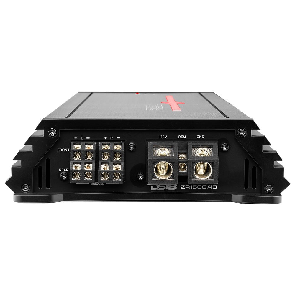 DS18 ZR1600.4D ZR 4-Channel Class D Amplifier 4 x 400 Watts Rms @ 4-ohm