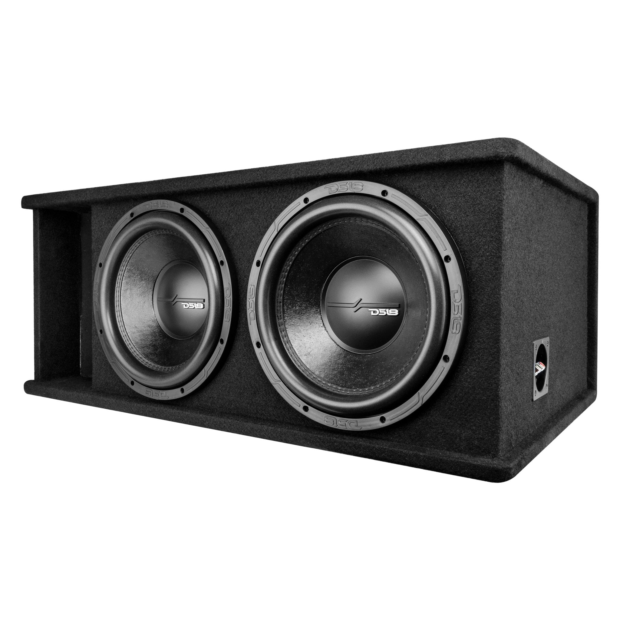 DS18 ZR212LD Dual 12" Loaded Subwoofer Ported Enclosure With ZR12.2 1600 Watts Rms