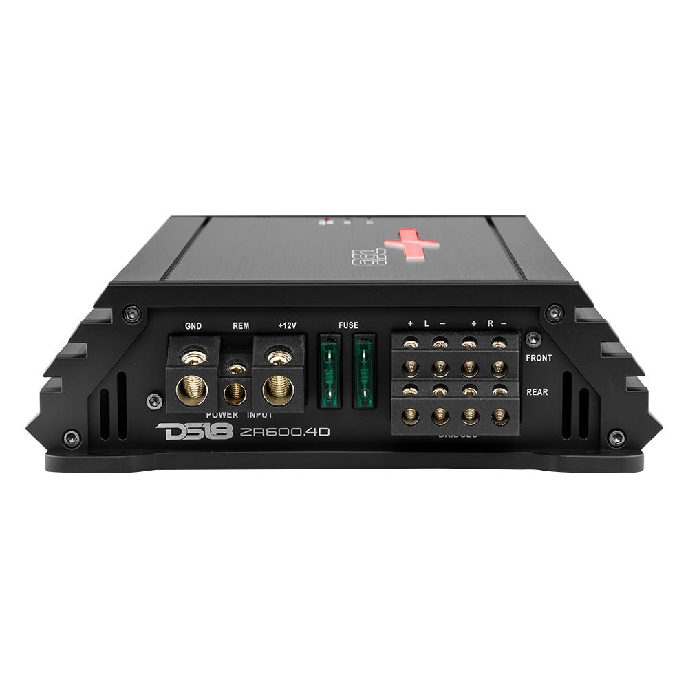 DS18 ZR600.4D ZR 4-Channel Class D Amplifier 4 x 150 Watts Rms @ 4-ohm