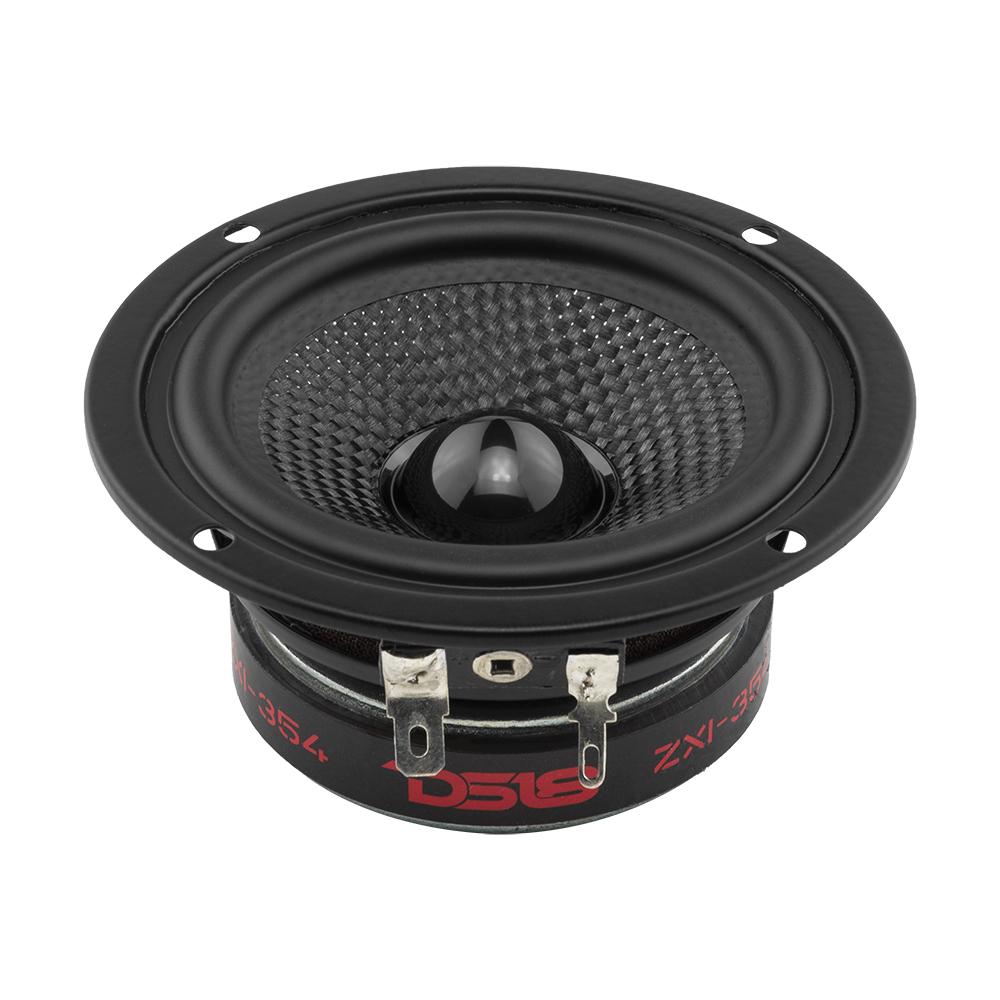DS18 ZXI-354 ZXI 3.5" Full-Range Speakers with Kevlar Cone | 40 Watts RMS 4-Ohm