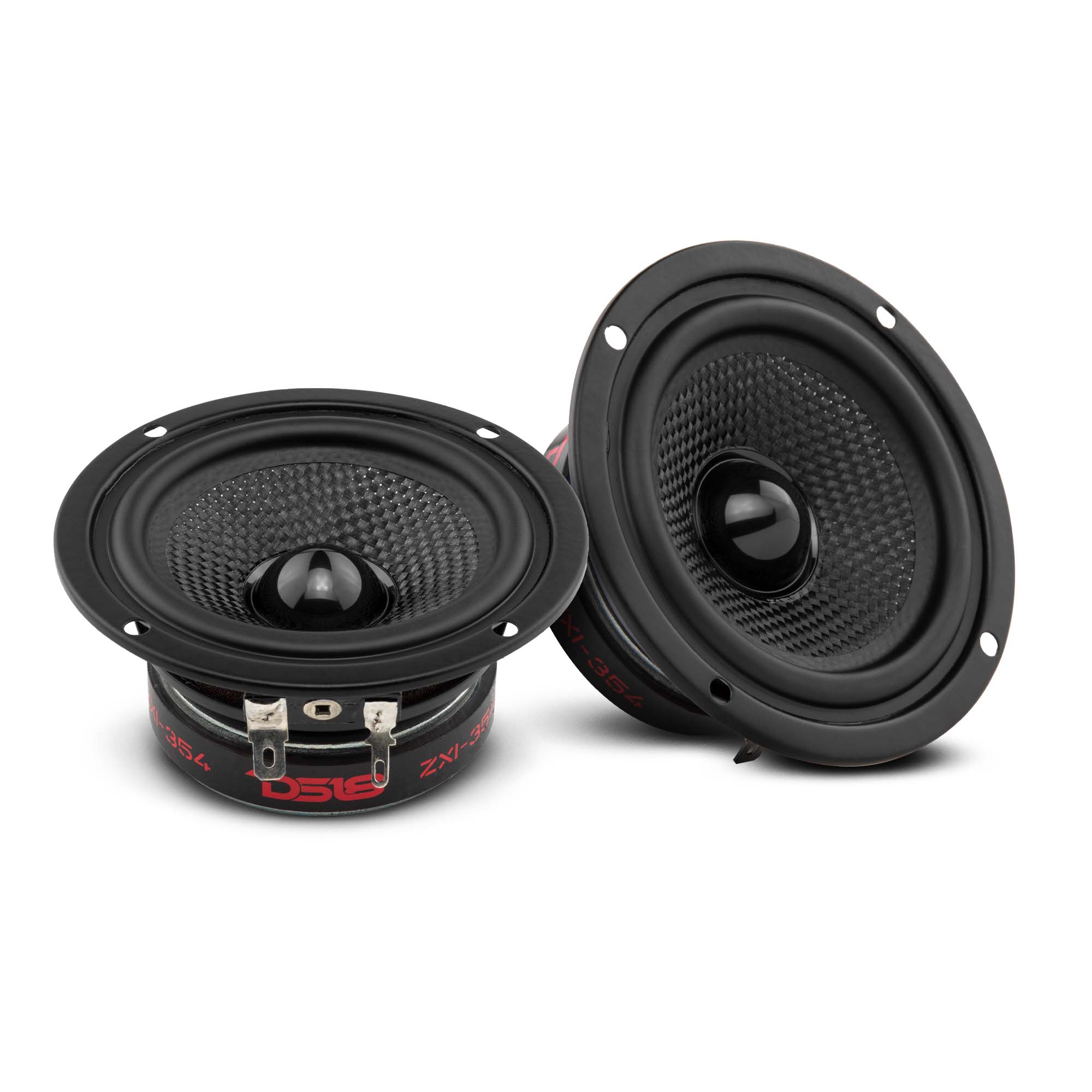 DS18 ZXI-354 ZXI 3.5" Full-Range Speakers with Kevlar Cone | 40 Watts RMS 4-Ohm