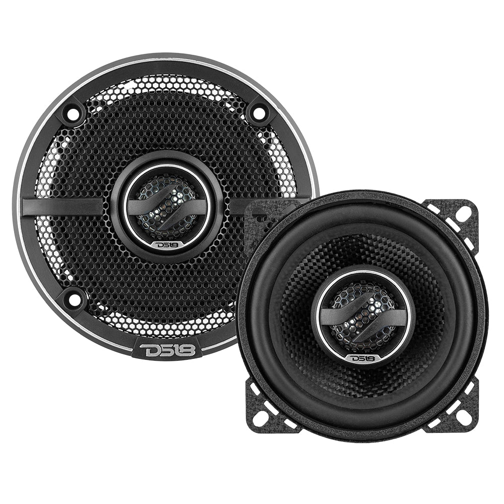 DS18 ZXI-44 ZXI 4" 2-Way Coaxial Speakers with Kevlar Cone | 50 Watts RMS 4-Ohm