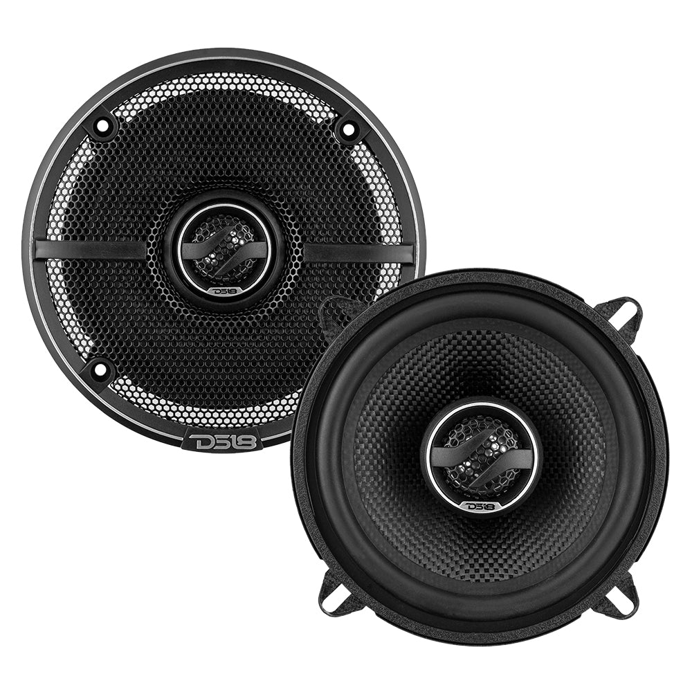 DS18 ZXI-5254 ZXI 5.25" 2-Way Coaxial Speakers with Kevlar Cone | 60 Watts RMS 4-Ohm