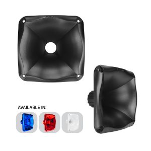 PRV 1 inch Exit SLIM Wave Guide Horn 60 x 60 BLACK PRV-WGP12-25SLIMBLACK