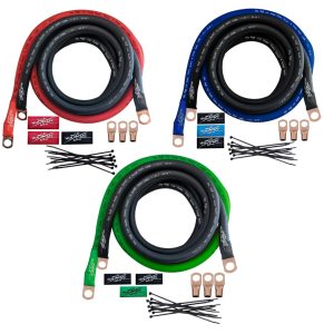 Sky High Car Audio E-Series 4 Gauge CCA Big 3 Upgrade Kit SHCA-4CCA-BIG3EL