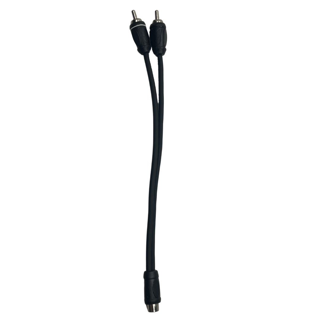 SoundQubed Twisted OFC RCA Y-Splitter 1 Male to 2 Female – view 3