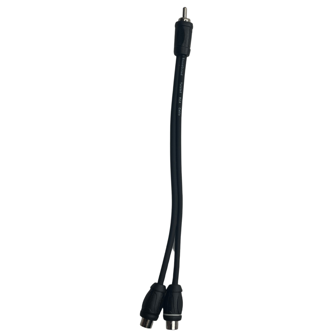 SoundQubed Twisted OFC RCA Y-Splitter 1 Male to 2 Female – view 4