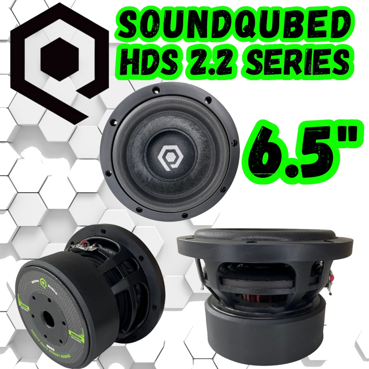 SoundQubed HDS2.2 Series 6.5 inch Subwoofer SQ-HDS206