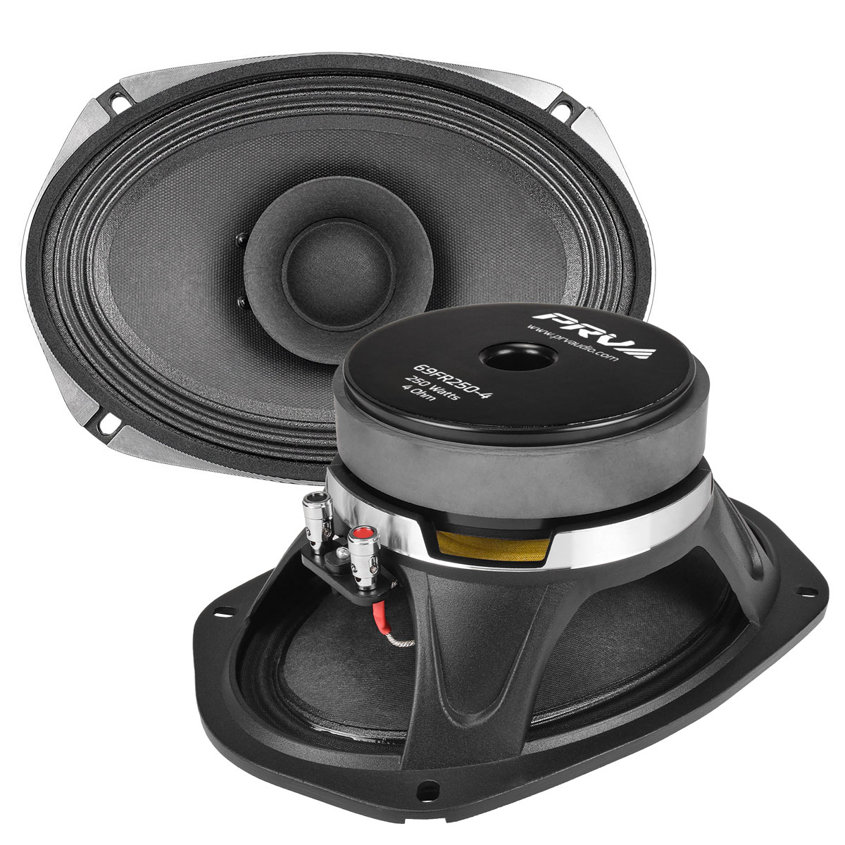 PRV 6x9 inch 4 Ohm Full Range Speaker PRV-69FR250-4