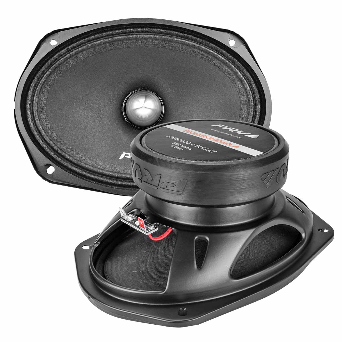 PRV 6x9 inch 4 Ohm Bullet Mid Range Speaker PRV-69MR500-4BULLET