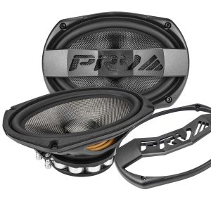 PRV 6x9 inch 4 Ohm Carbon Fiber Neodymium Mid Range Speakers PAIR PRV-69MR500CF-NDY-4